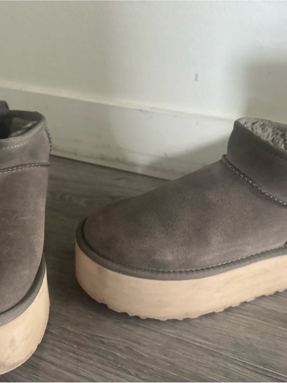 UGG Shearling-Lined Boot in Taupe